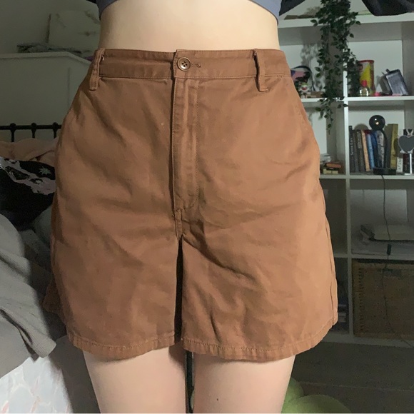 ARITZIA Sunday Best brown shorts size 8 - Picture 2 of 8